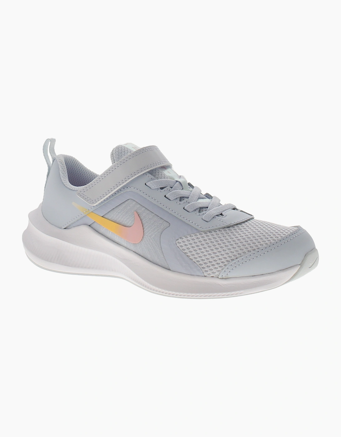 Nike Junior Girls Trainers Downshifter 11 Se Ps Touch Fastening football grey mu