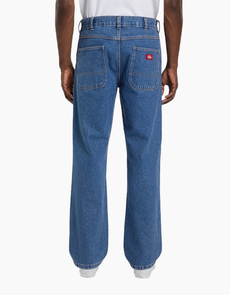 Dickies 954 Relaxed Straight Work Jeans - Classic Blue DK0A882AL891