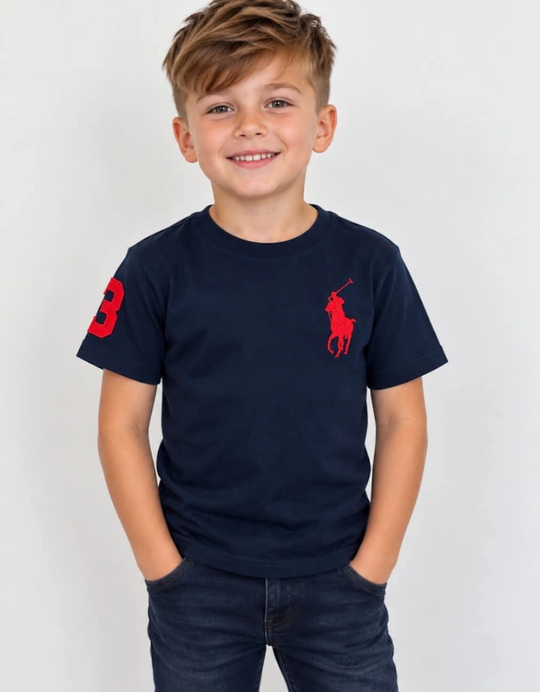 RALPH LAUREN NAVY S/S T SHIRT 32907039