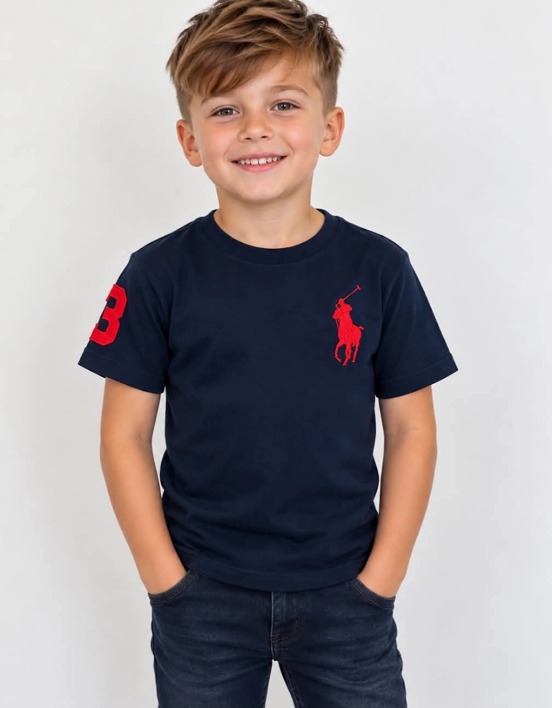 RALPH LAUREN NAVY S/S T SHIRT 32907039