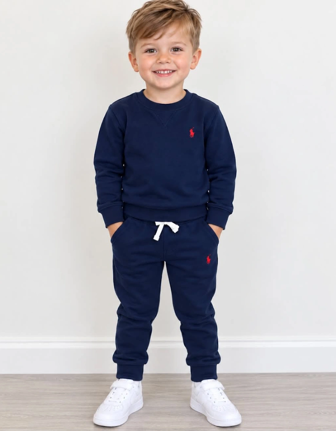 RALPH LAUREN NAVY CREWNECK TRACKSUIT 72102002