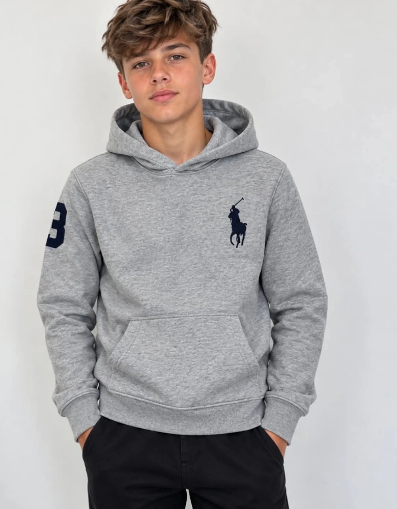 RALPH LAUREN GREY HOODED SWEATSHIRT 79316001