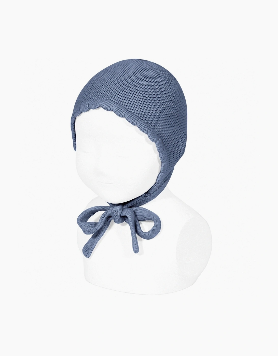 Dark Blue 449 Tie Knit Bonnet