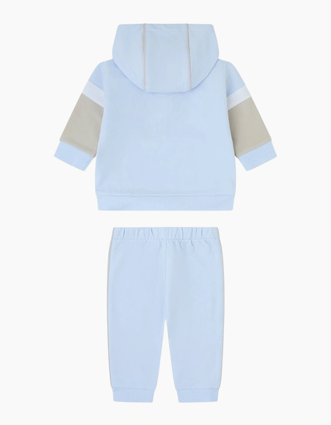 Boys Pale Blue Hooded Tracksuit