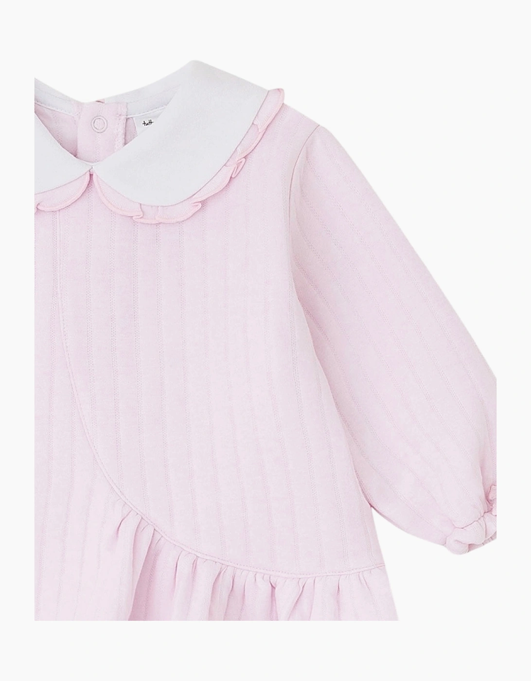 Girls Pale Pink Collared Legging Set