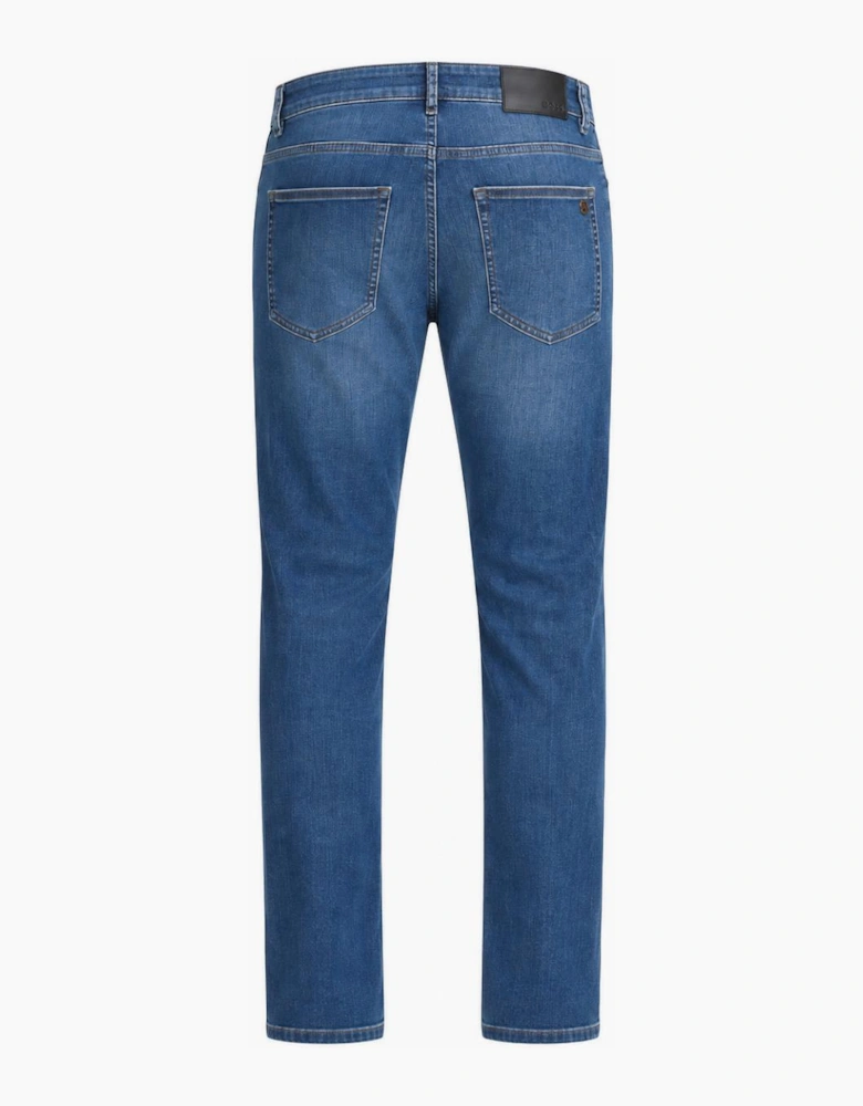 BOSS Delaware Soft Motion Slim fit Jeans Blue