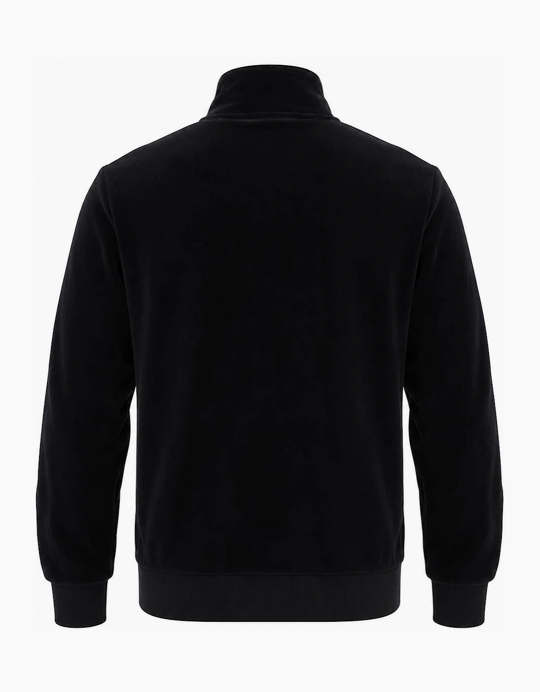 Fila Gold Bosco Velour Track Top Jacket Black