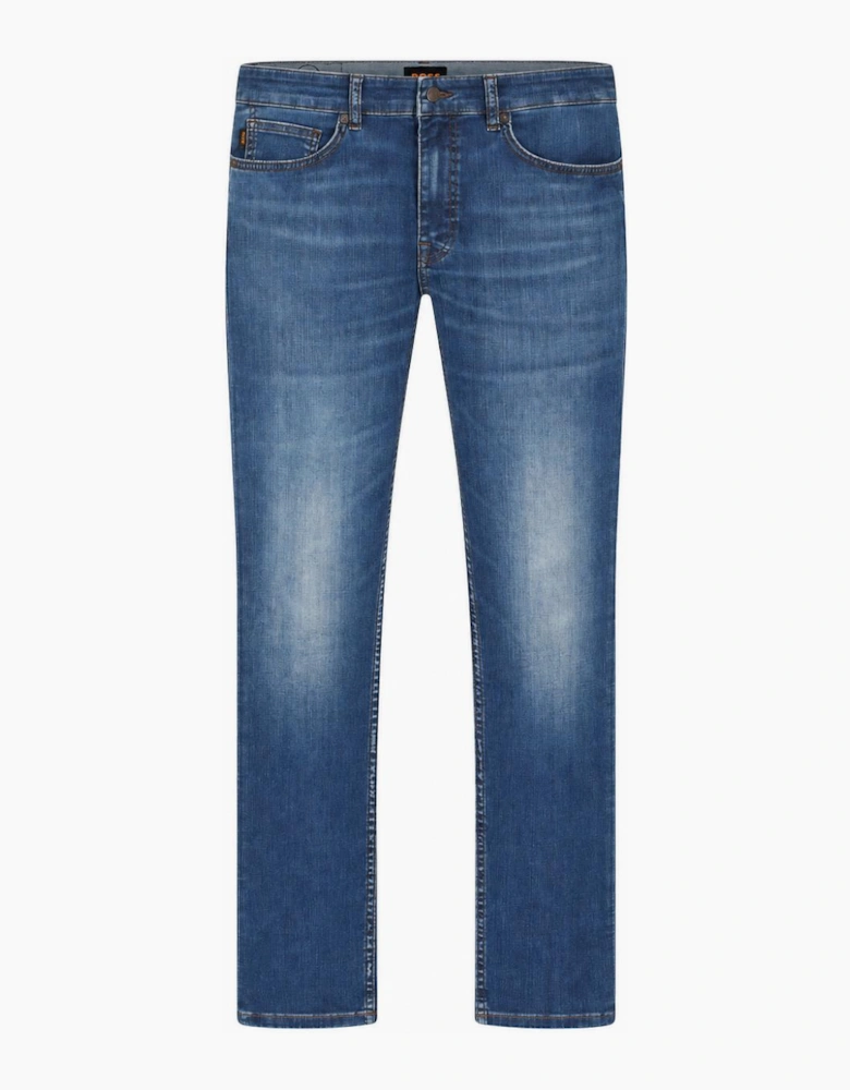 BOSS Delaware Soft Motion Slim fit Jeans Blue