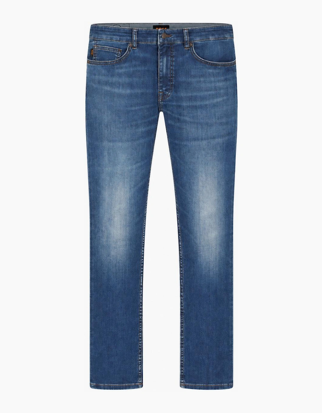BOSS Delaware Soft Motion Slim fit Jeans Blue