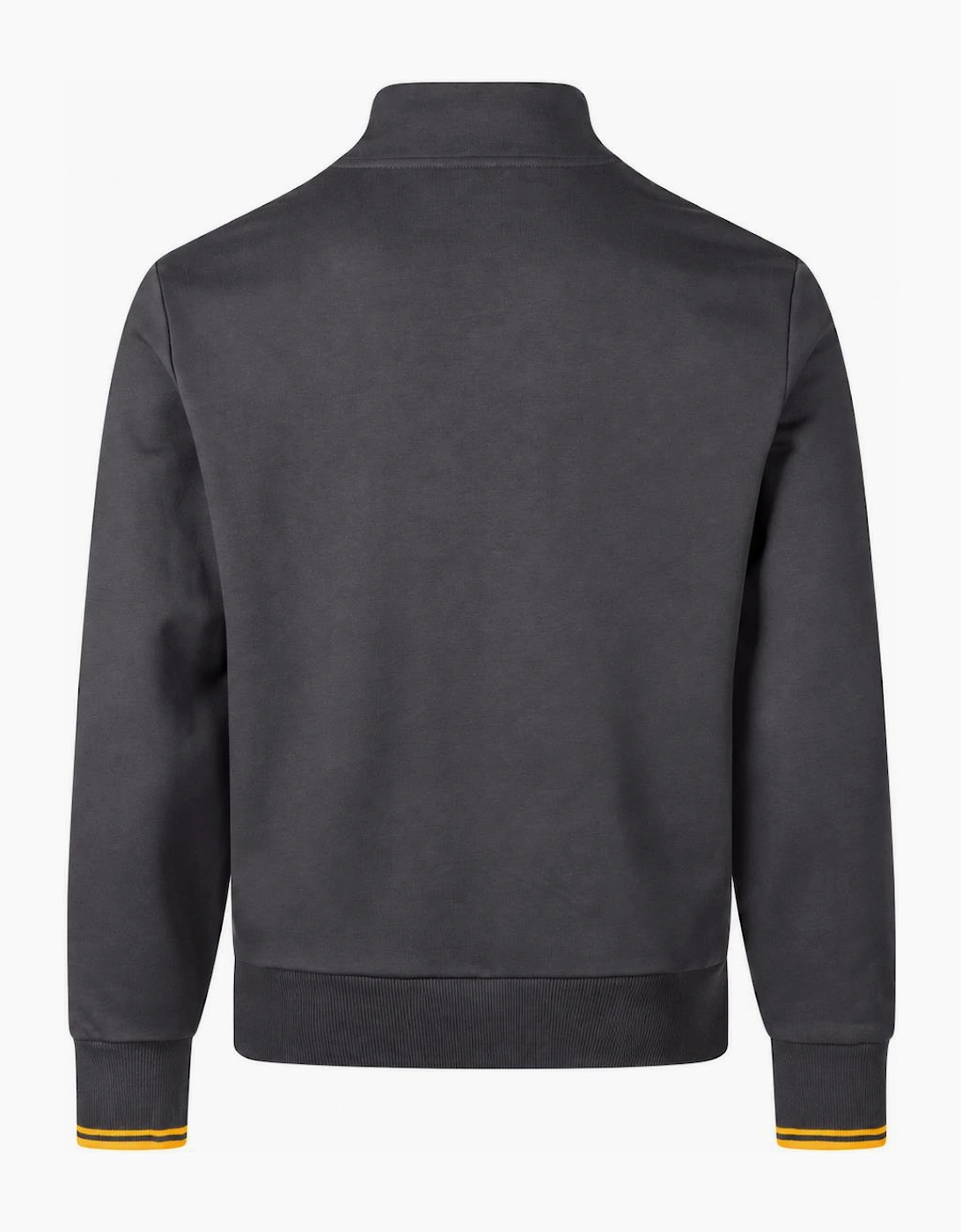 Fred Perry Half Zip Sweatshirt Anchor Grey/Golden