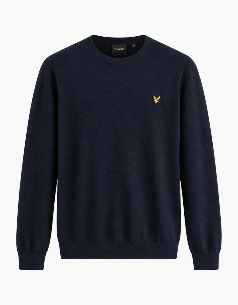 Lyle & Scott Merino Crew Neck Jumper Dark Navy