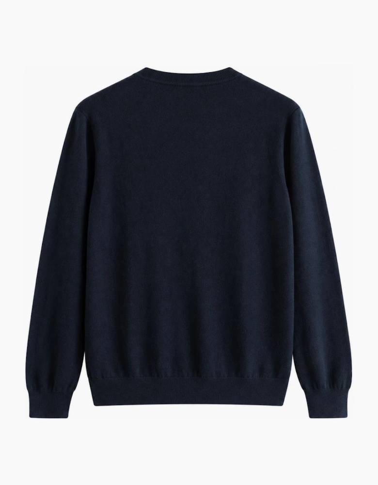 Lyle & Scott Merino Crew Neck Jumper Dark Navy