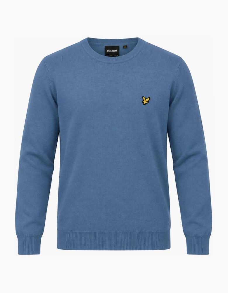 Lyle & Scott Merino Crew Neck Jumper Power Blue