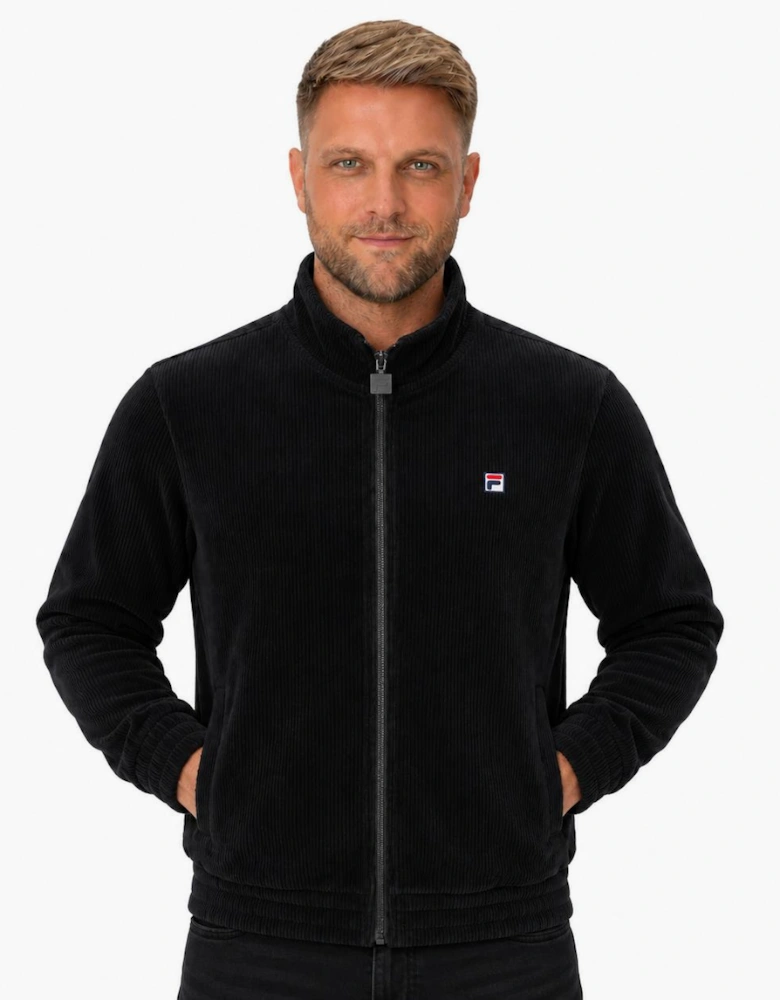 Fila Walter Corduroy Track Top Jacket Black