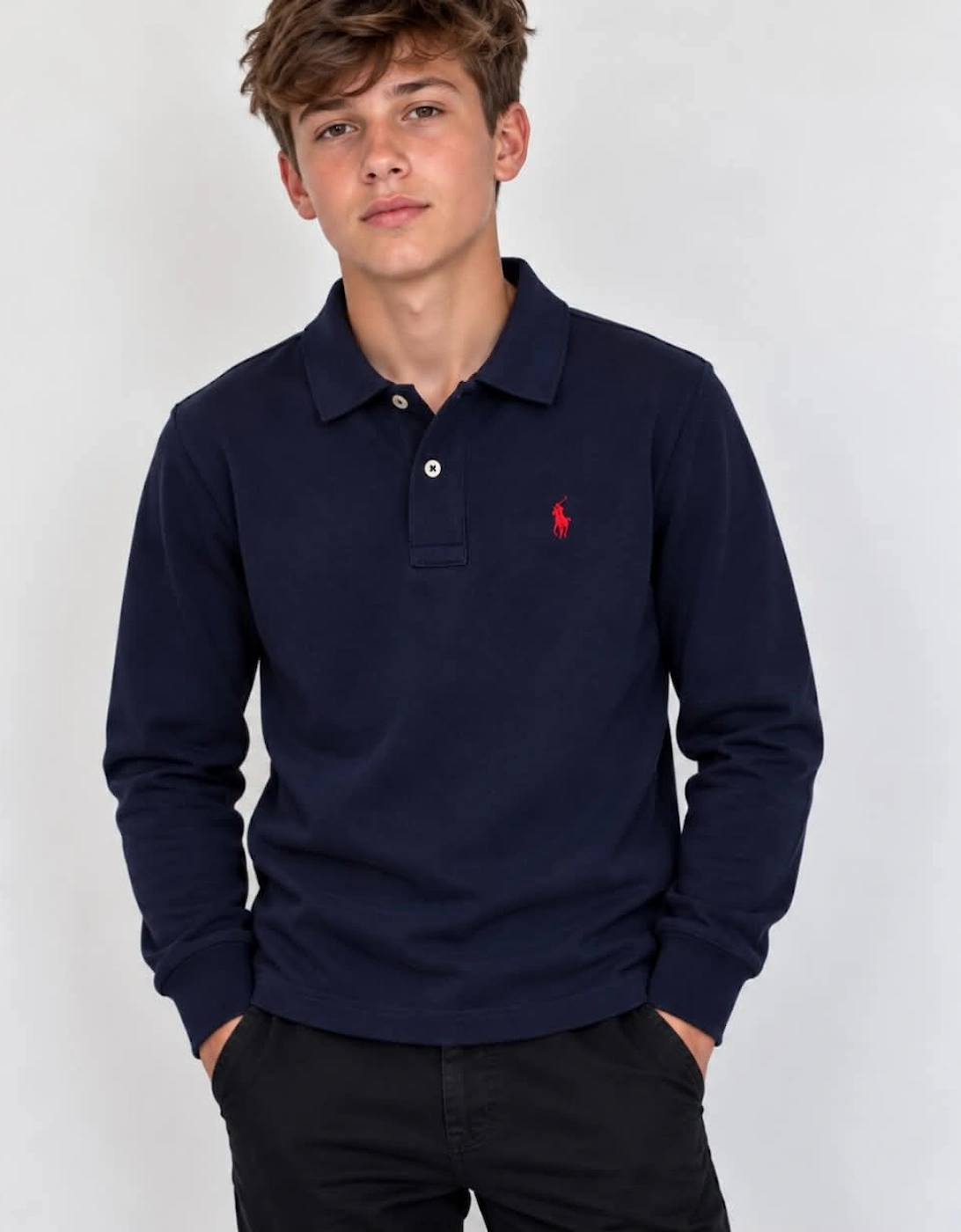 RALPH LAUREN NAVY POLO SHIRT 03634032