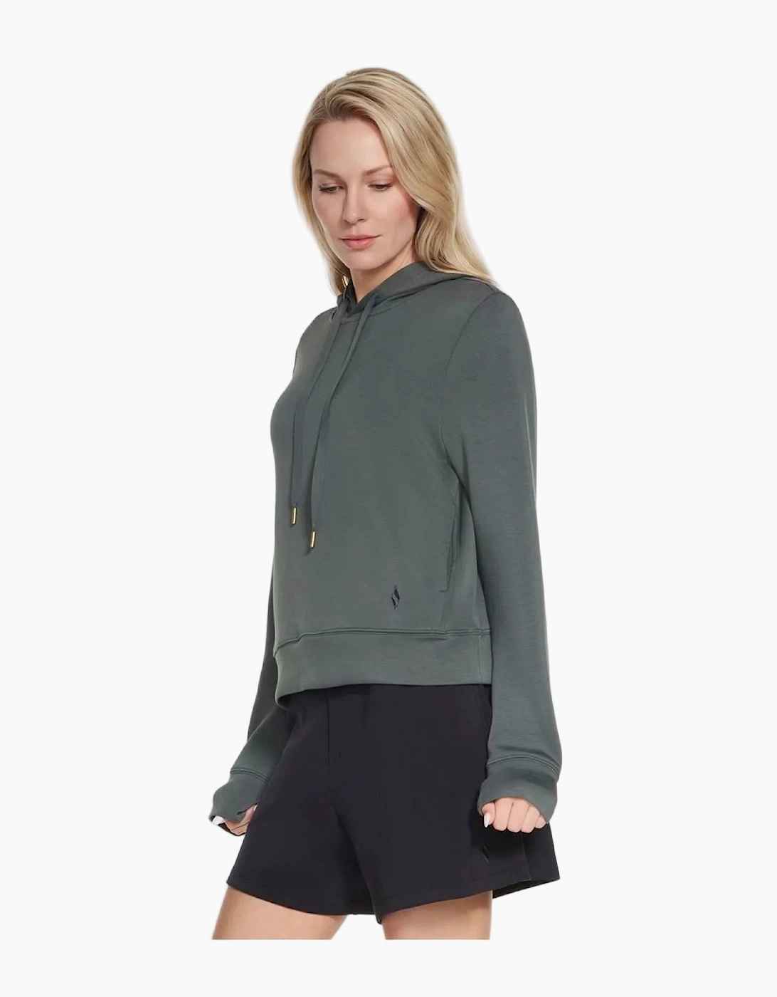 Skechers Cozy Luxe Women's Green Hoodie