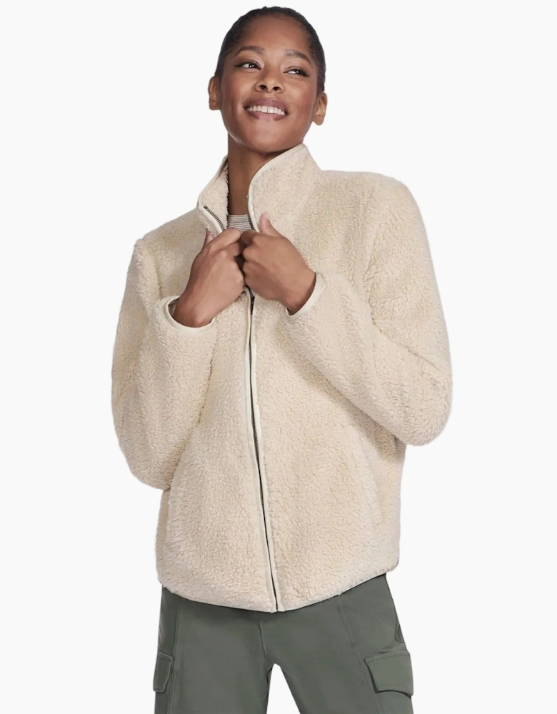 Skechers Skech-Sherpa Women's Natural Fleece Jacket
