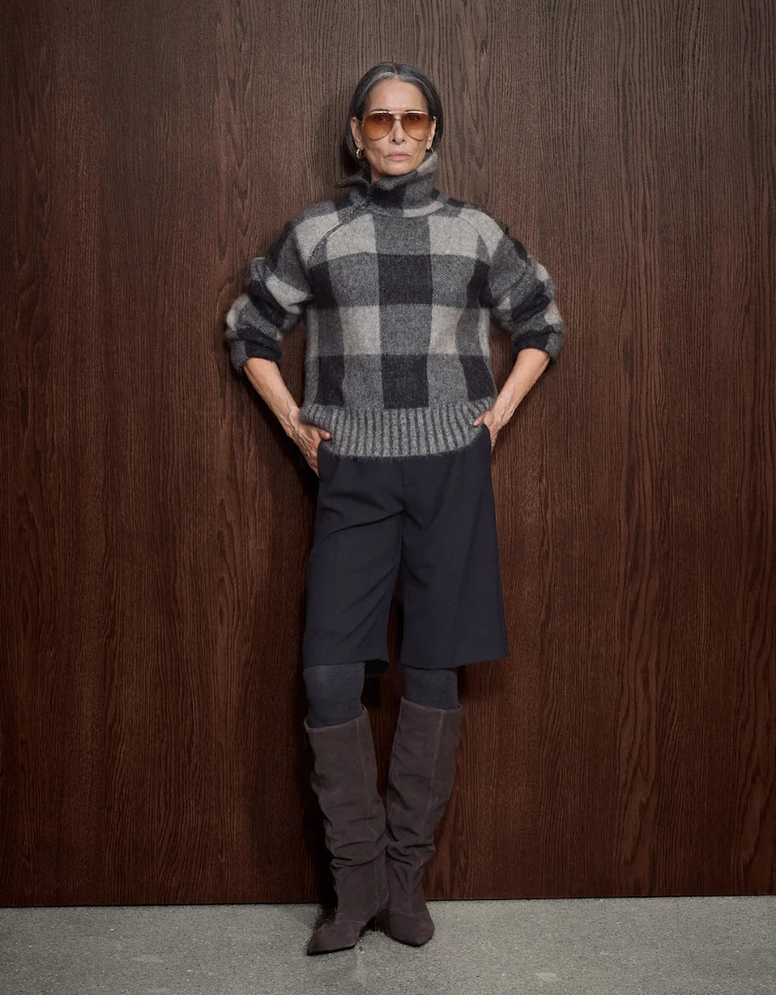 Maija check knit