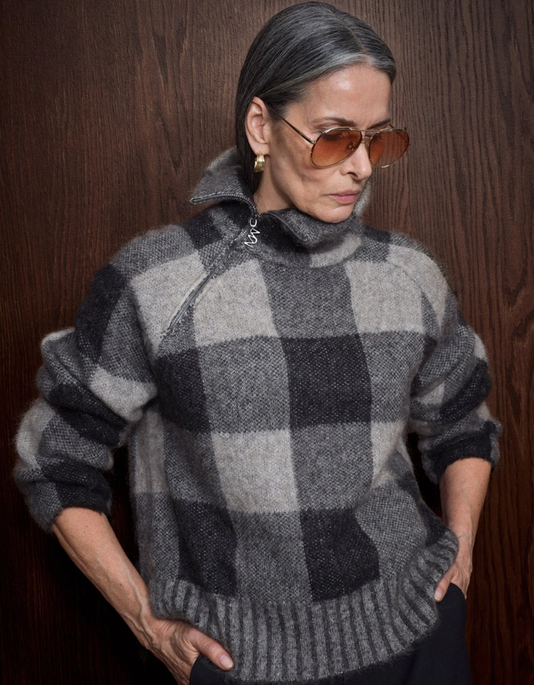 Maija check knit