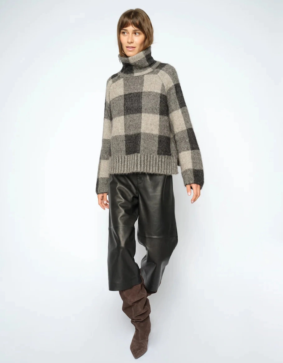 Maija check knit