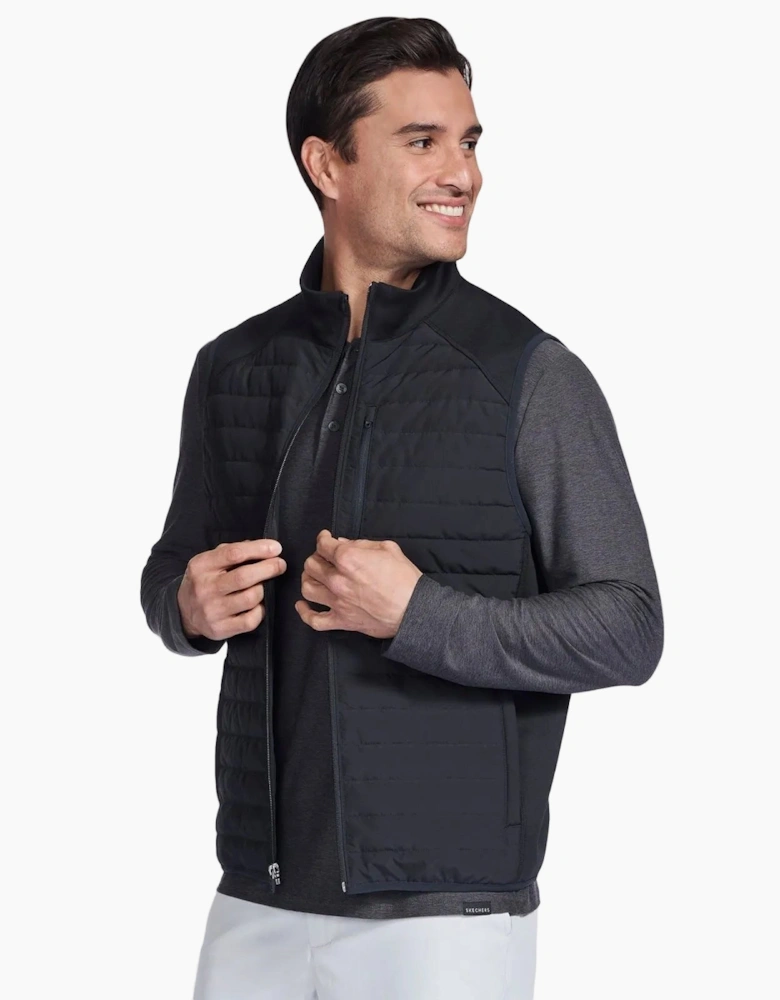 Skechers GOShield Hybrid Vest Men's Black Gilets