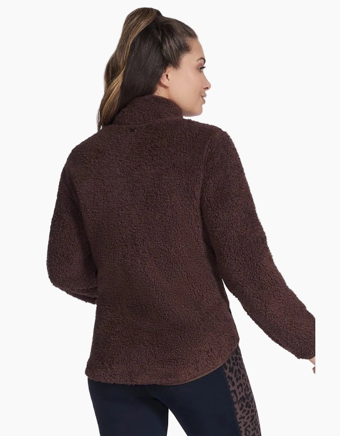 Skechers Skech-Sherpa Women's Brown Fleece Jacket