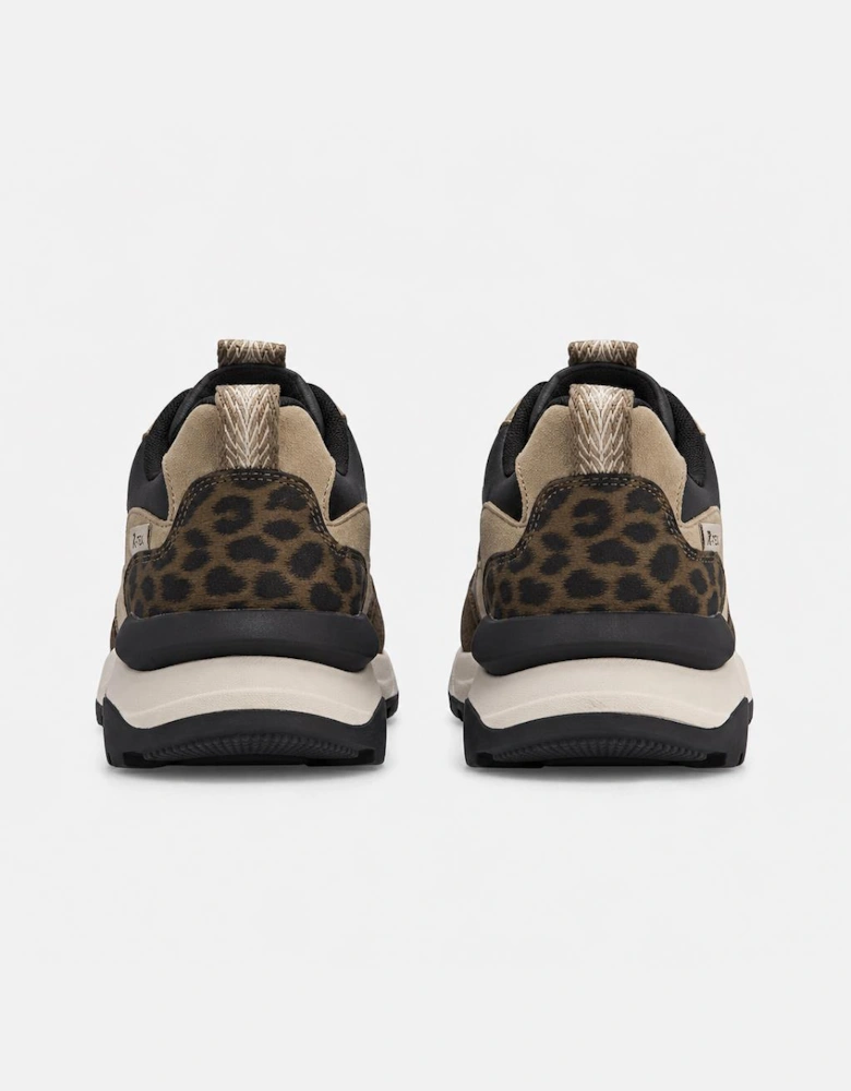Rieker W2501 Womens Casual Trainers Black/Brown