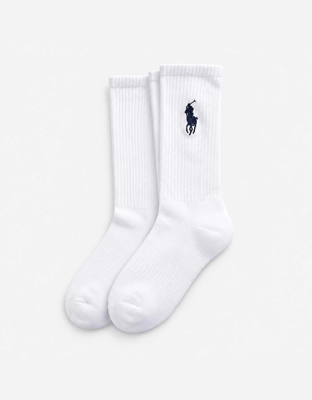 Polo Ralph Lauren EMBROIDBIGPP Mens Crew Socks White