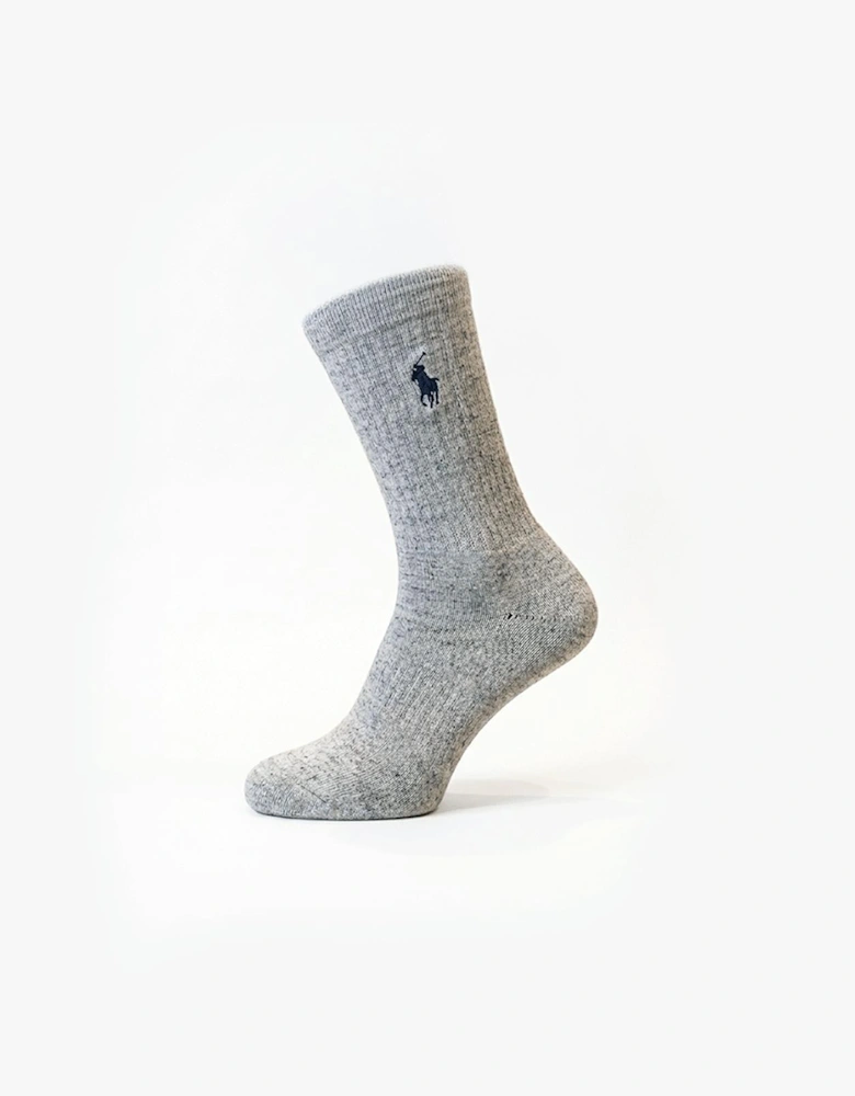 Polo Ralph Lauren EMBROIDBIGPP Mens Crew Socks Navy Assorted