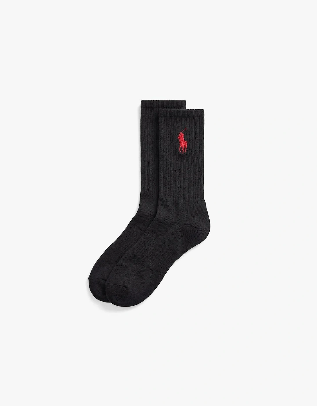 Polo Ralph Lauren EMBROIDBIGPP Mens Crew Socks Black