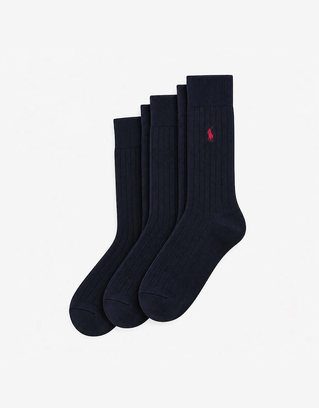 Polo Ralph Lauren Men's Polo Ralph Lauren EGYPT RIB Mens Crew Socks Navy - Blue