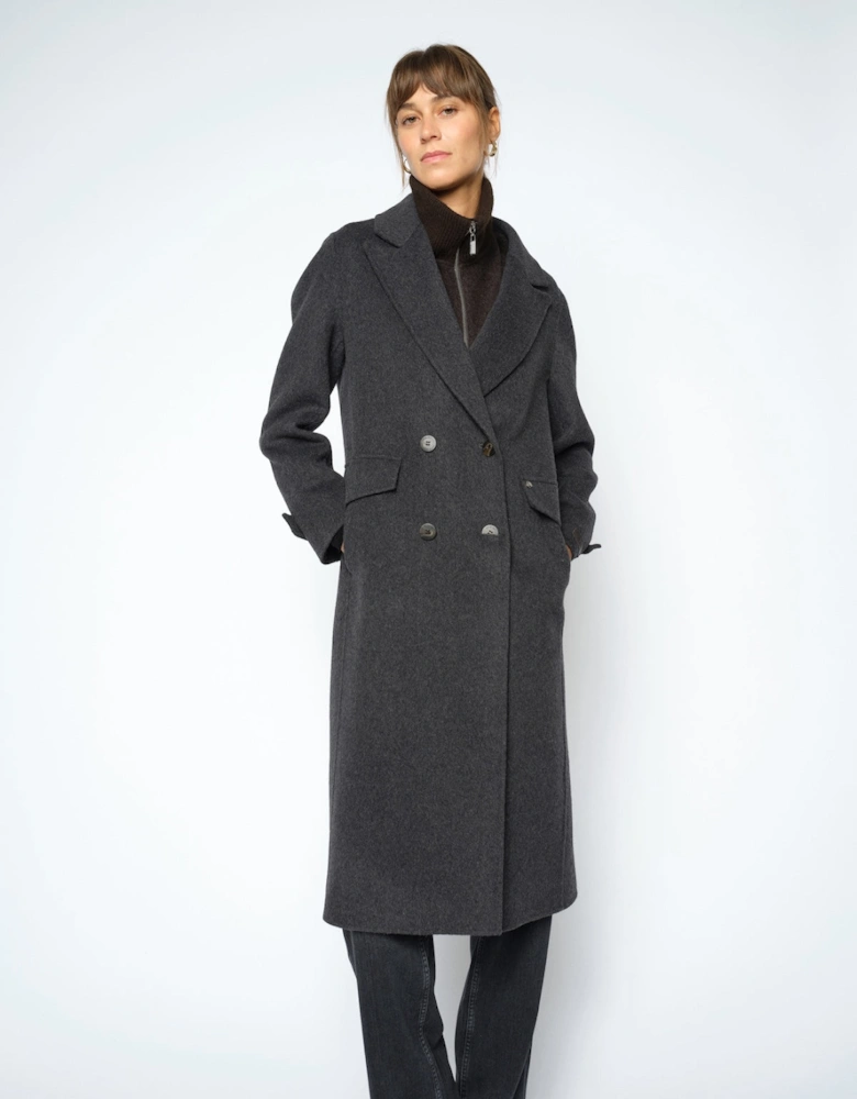 Luisa mock neck coat