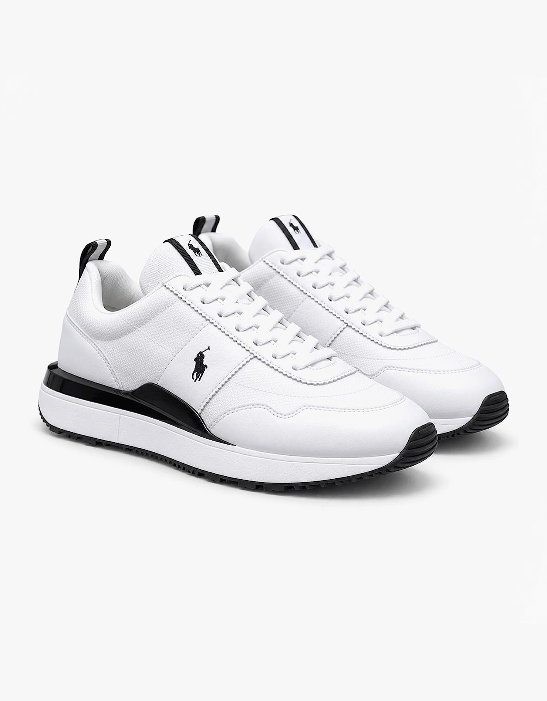 Polo Ralph Lauren TRAIN 89 RIB Mens Casual Trainers White/Black