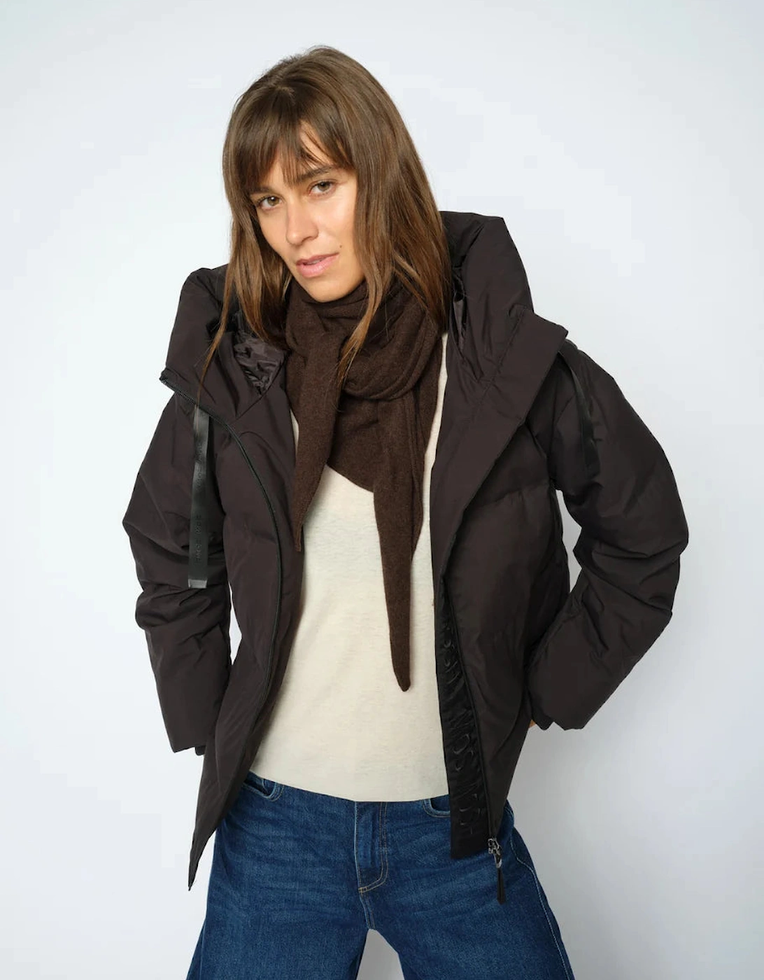 Enata Cashmere knit scarf