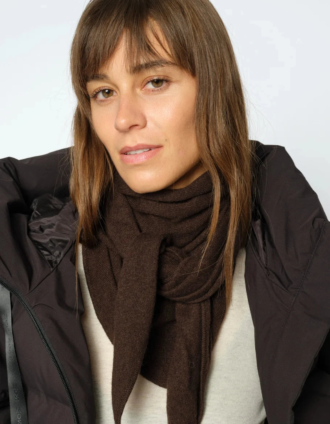 Enata Cashmere knit scarf