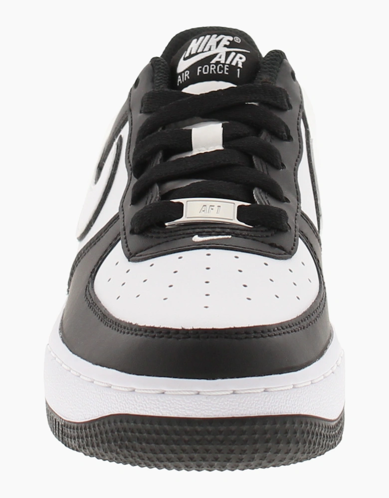 Nike Junior Childrens Trainers Air Force 1 Lv8 2 Lace Up black white UK Size