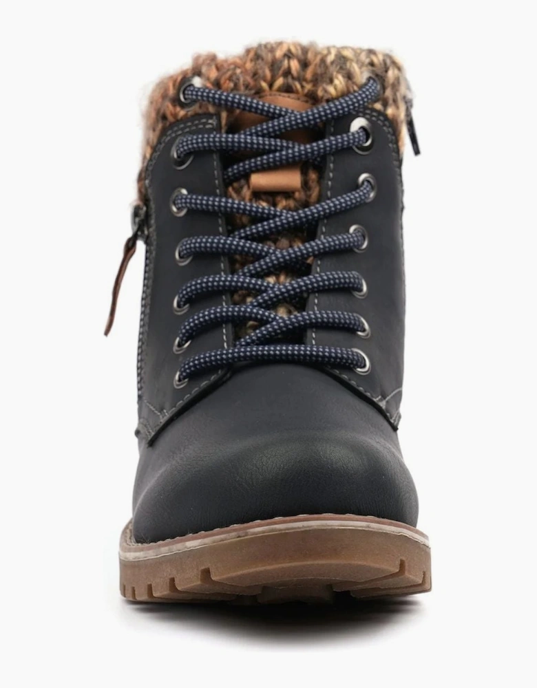 Lunar Millie GLB123 navy waterproof boot