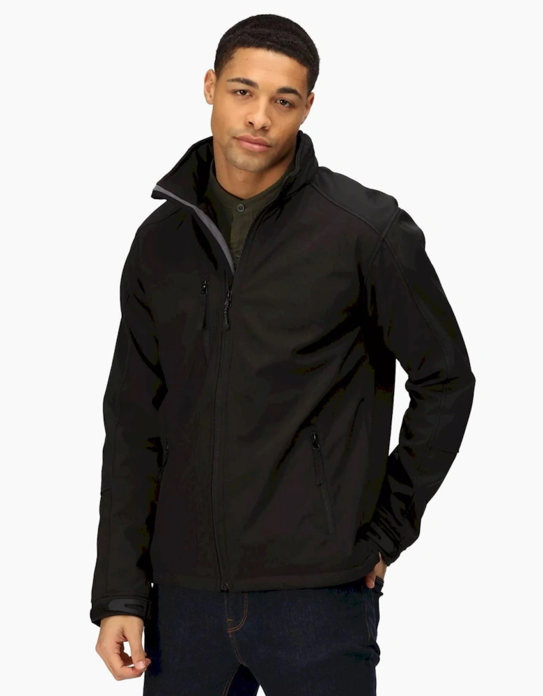 Regatta Reid Mens Softshell Wind Resistant Water Repellent Jacket