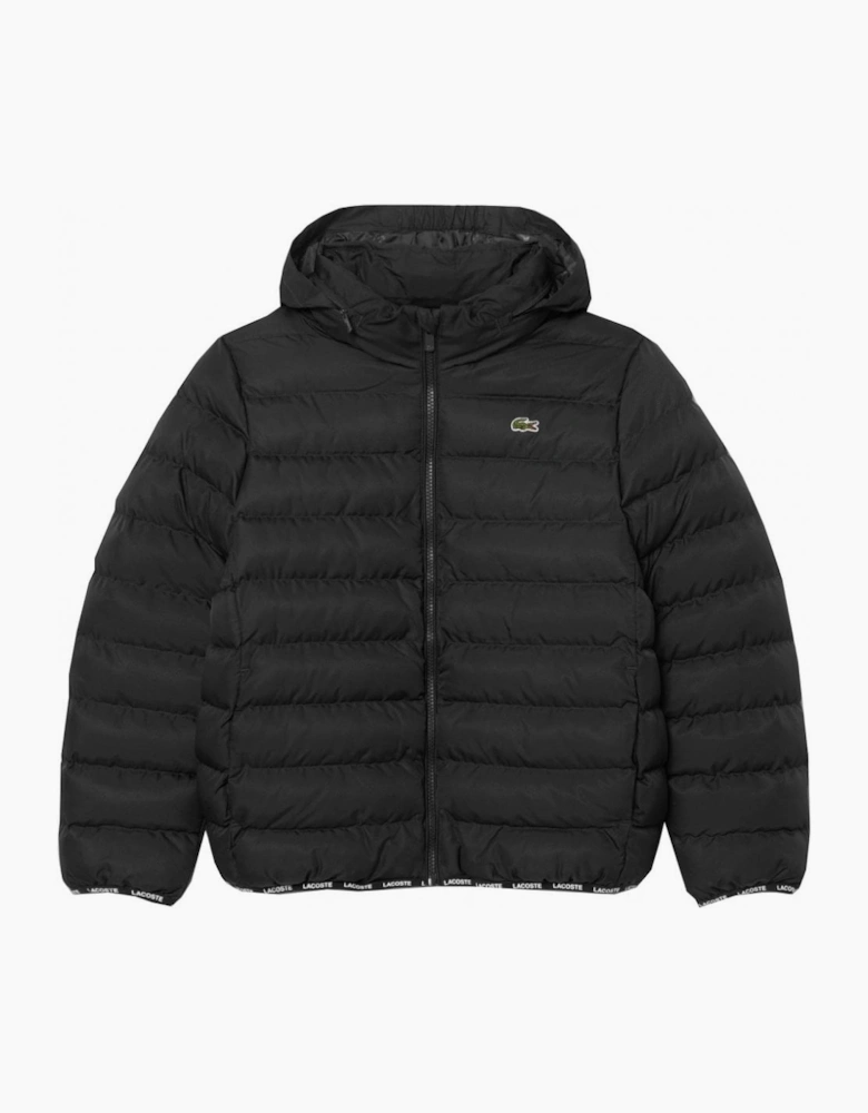 Lacoste Boy's Black Puffer Jacket