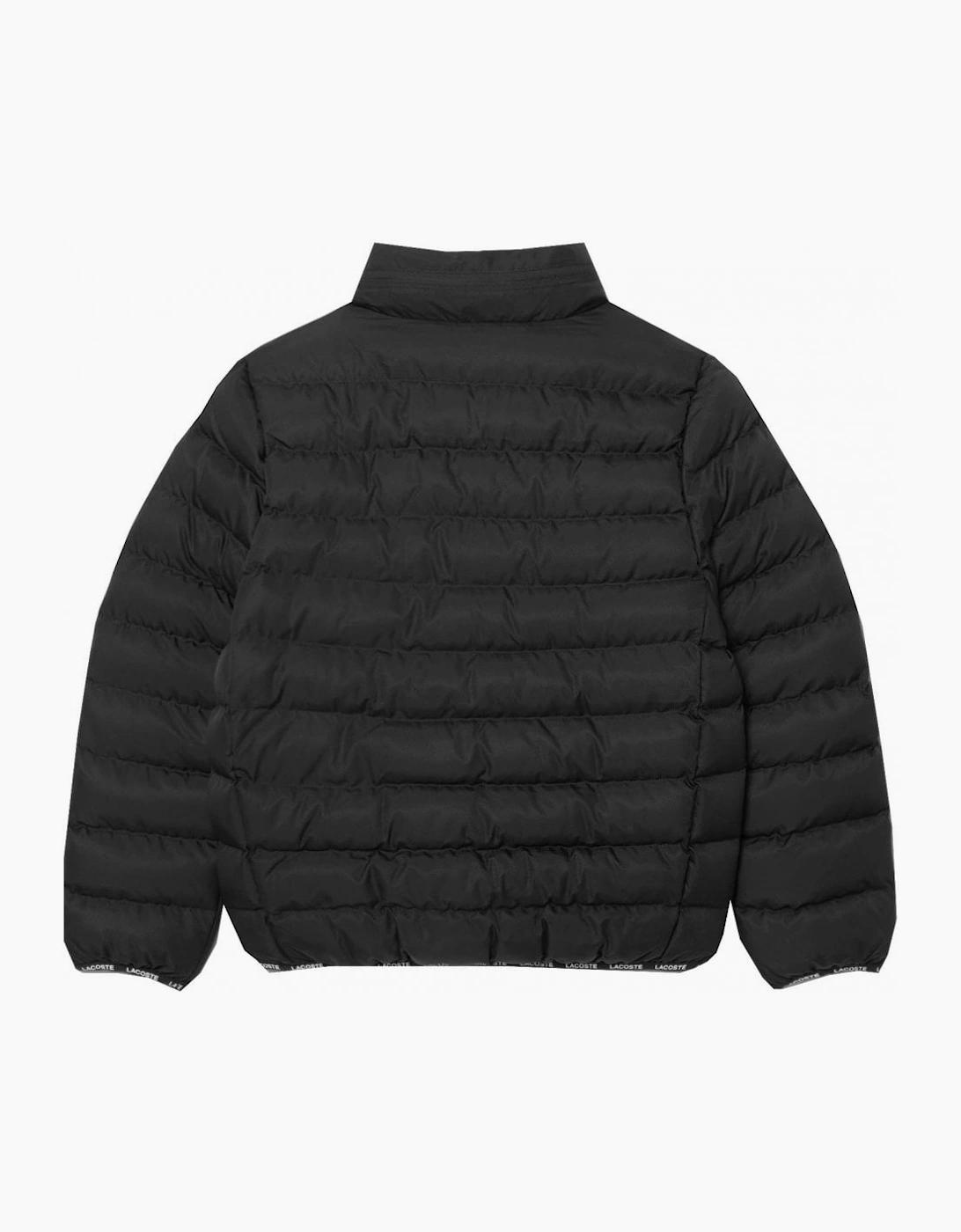 Lacoste Boy's Black Puffer Jacket