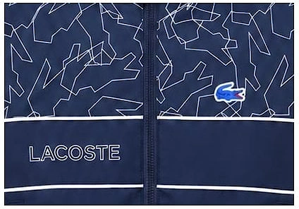 Lacoste Boy's Navy Diamond Taffeta Tracksuit