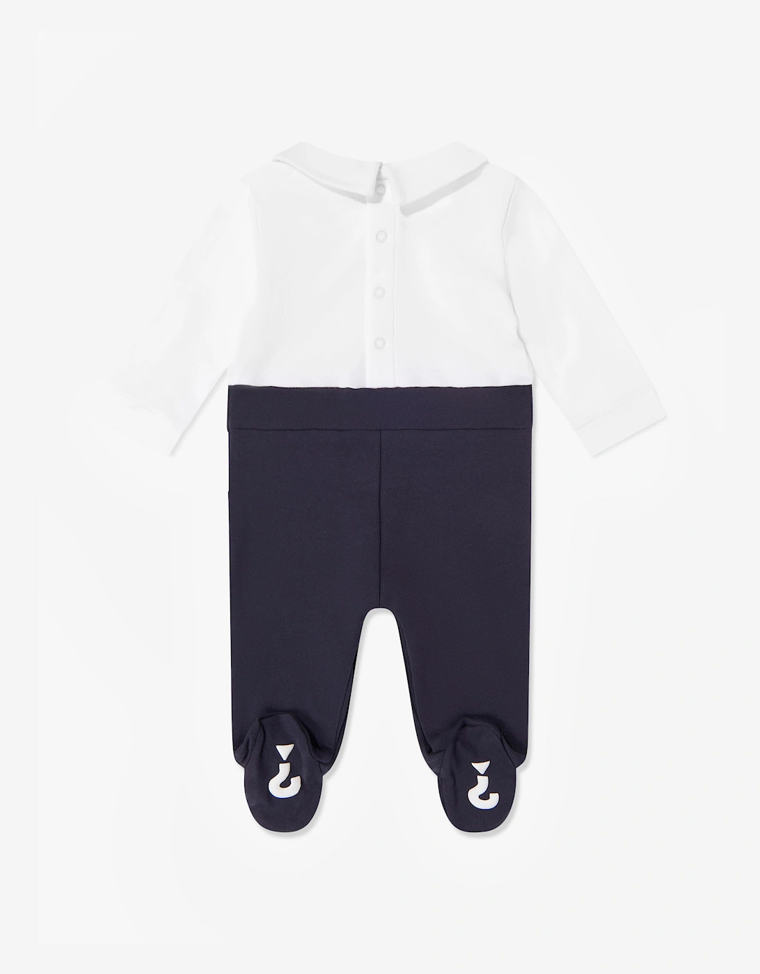 Guess Baby Boys Babygrow with Tie in Navy