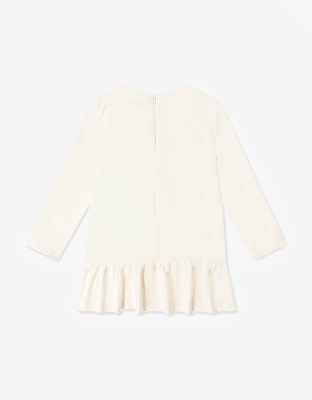 Guess Girls Bag Print Dress in Ivory