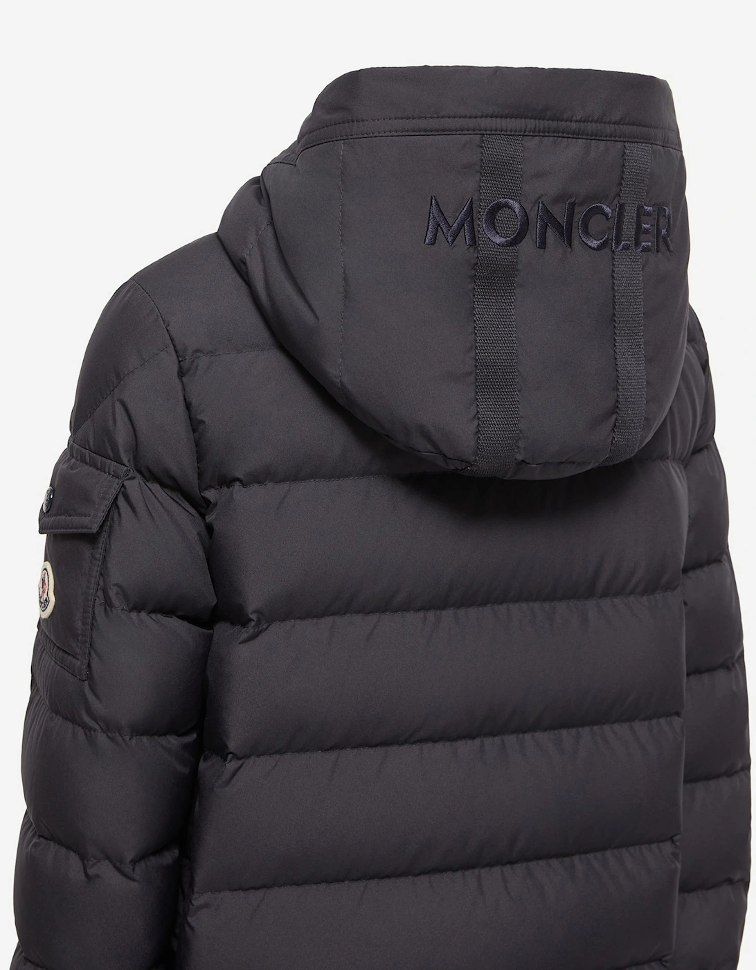 Moncler Enfant Boys Down Padded Brannock Puffer Jacket in Navy