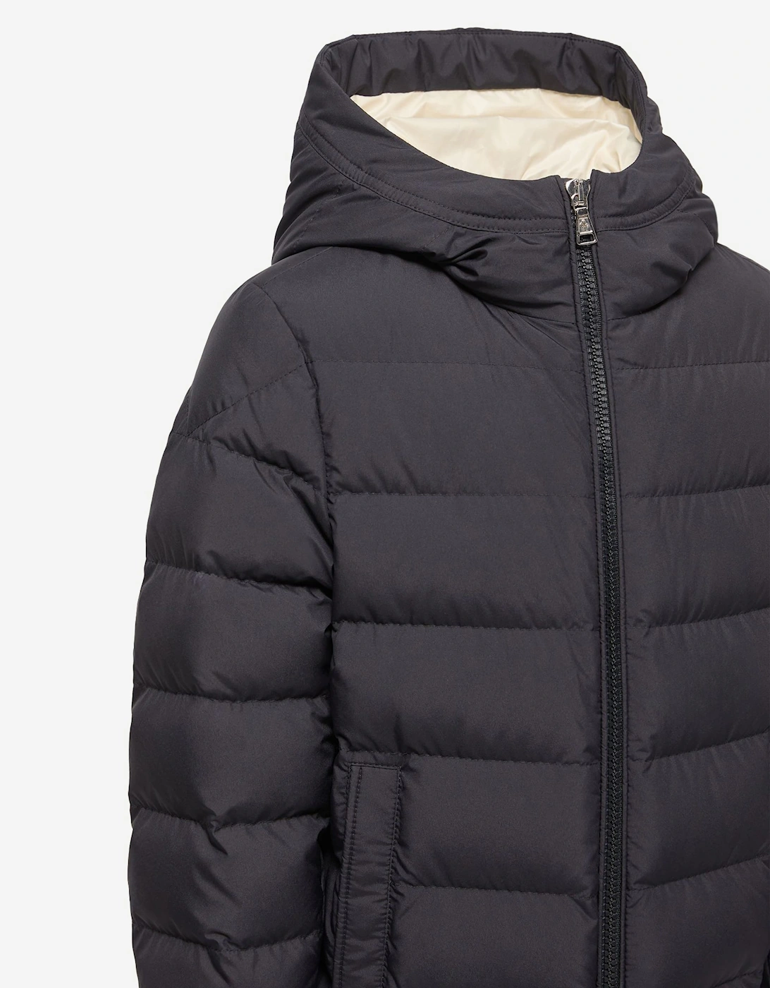 Moncler Enfant Boys Down Padded Brannock Puffer Jacket in Navy