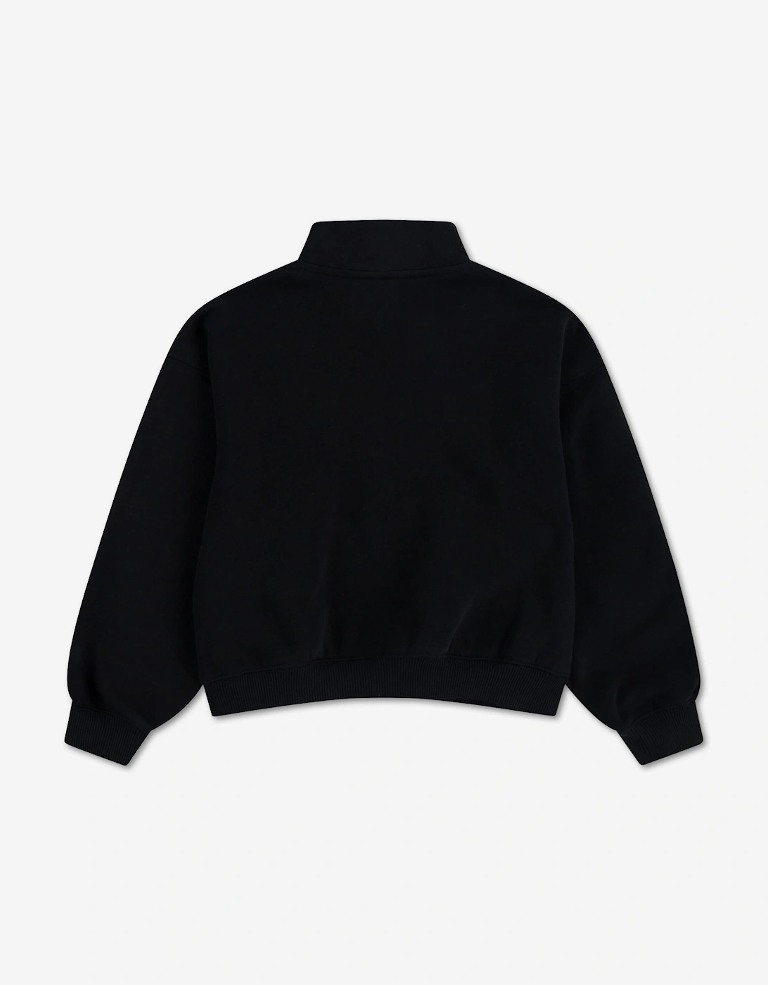 Nike Girls NSW STD Fleece 1/4 Zip Tracksuit in Black
