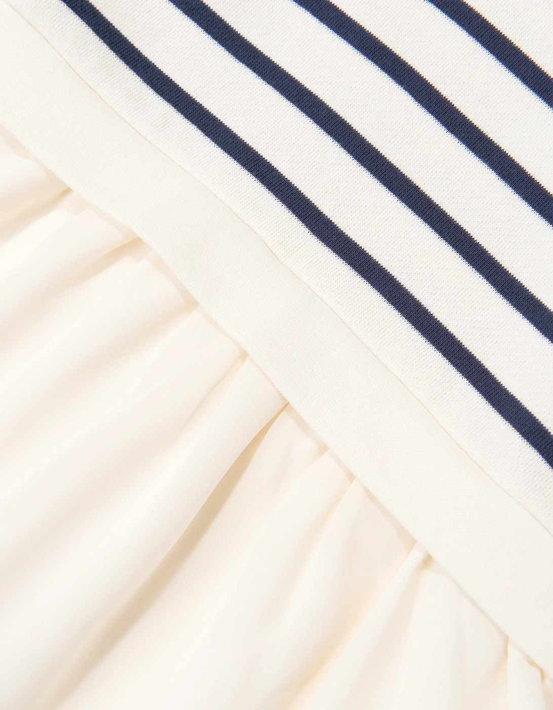 Guess Girls Striped Sweater Dress in Ivory