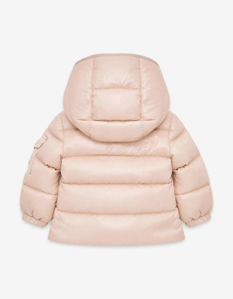 Moncler Enfant Baby Girls Down Padded Bady Jacket in Pink