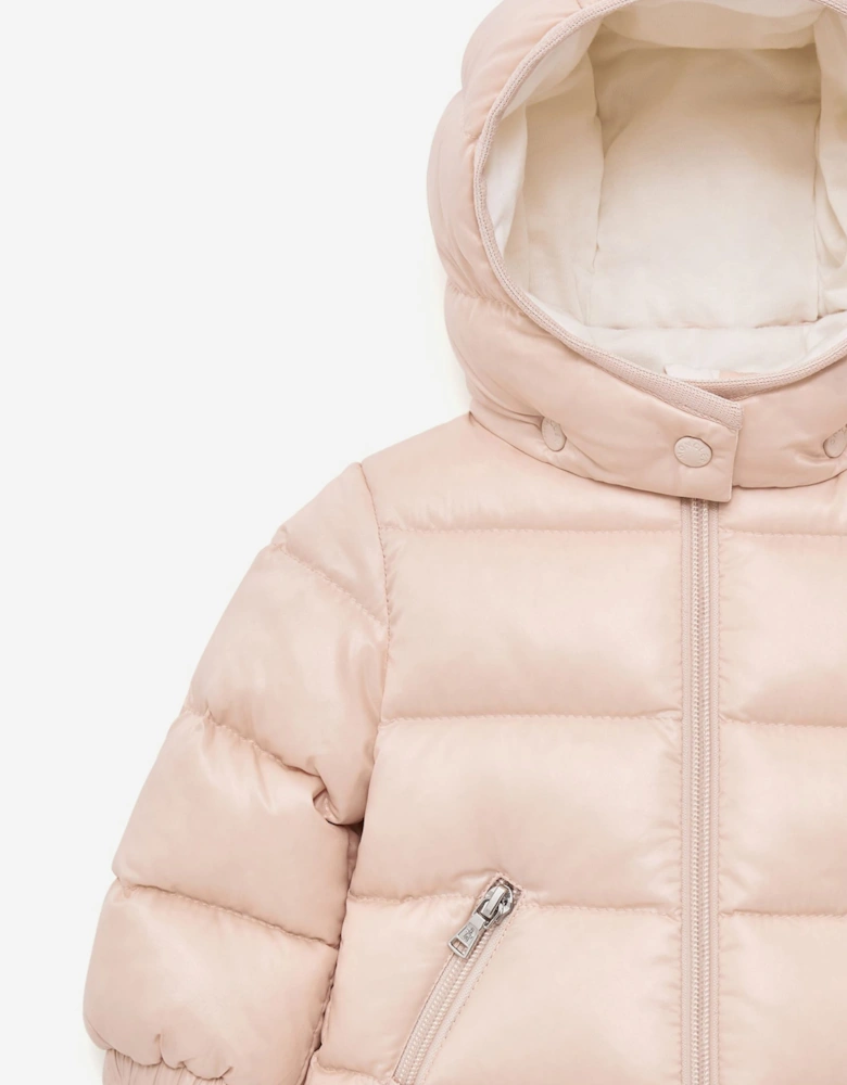 Moncler Enfant Baby Girls Down Padded Bady Jacket in Pink