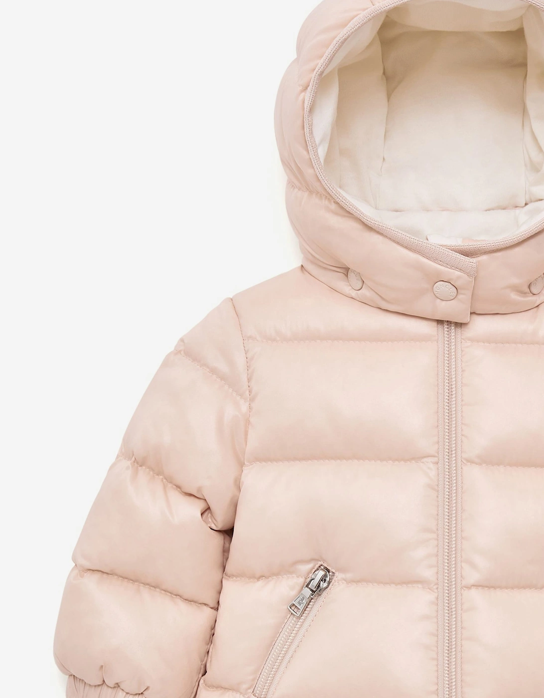 Moncler Enfant Baby Girls Down Padded Bady Jacket in Pink